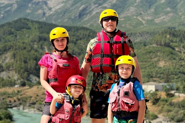 Family Rafting Vjosa River in Permet Albania