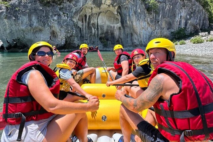 Family Rafting Vjosa River in Permet Albania