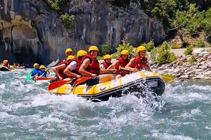 Family Rafting Vjosa River in Permet Albania