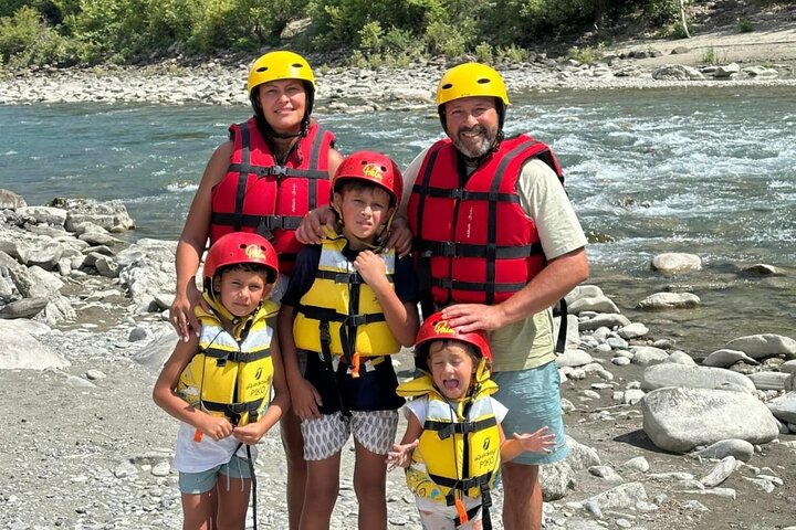 Family Rafting Vjosa River in Permet Albania