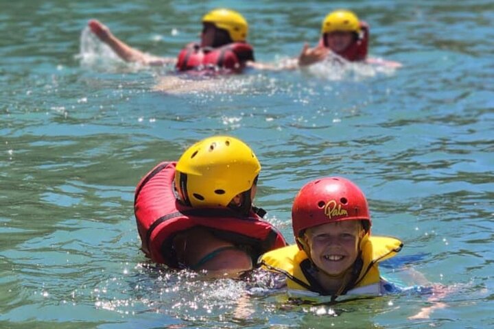 Family Rafting Vjosa River in Permet Albania