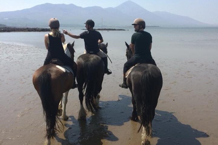 2 Hour Guided Beach and Countryside Horse Riding Outside Westport