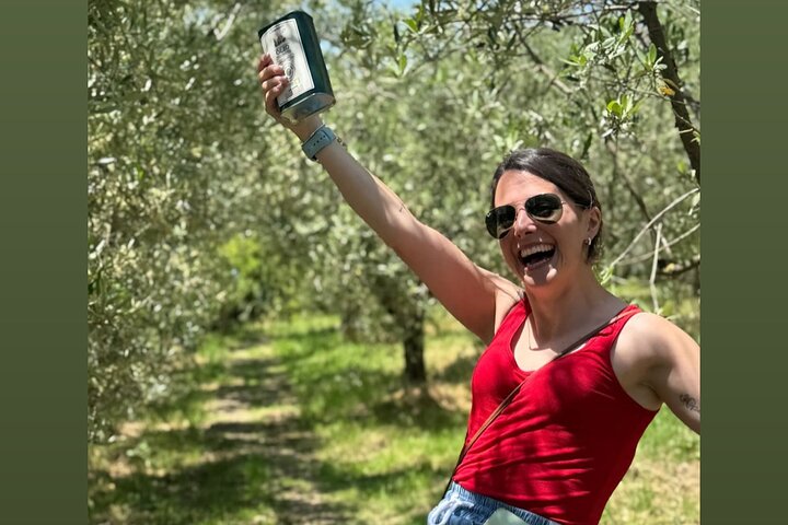 Organic cooking class with a sommelier in an Olive and wine farm