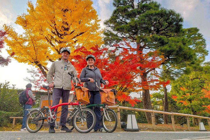 Slow Cycling Tour at Uji's Matcha Green Tea Fields and Heritage