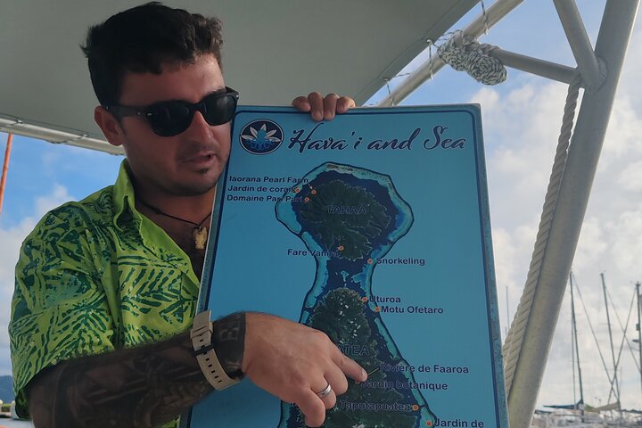 1/2 day "Treasures of Raiatea" by boat - ideal for cruise passengers