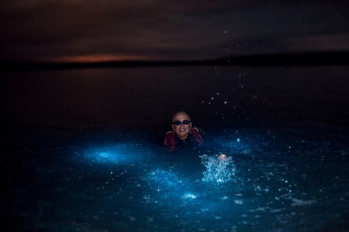 Sunset Boat Tour & Bioluminescence Adventure at Los Arcos Islands