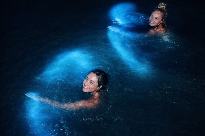 Sunset Boat Tour & Bioluminescence Adventure at Los Arcos Islands