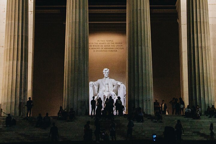 DC Monuments Night Tour with 10+ Stops, National Mall, Tickets