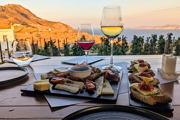 Wine Tasting in Tinos: Sea-View Terrace Tour & Sommelier Guide