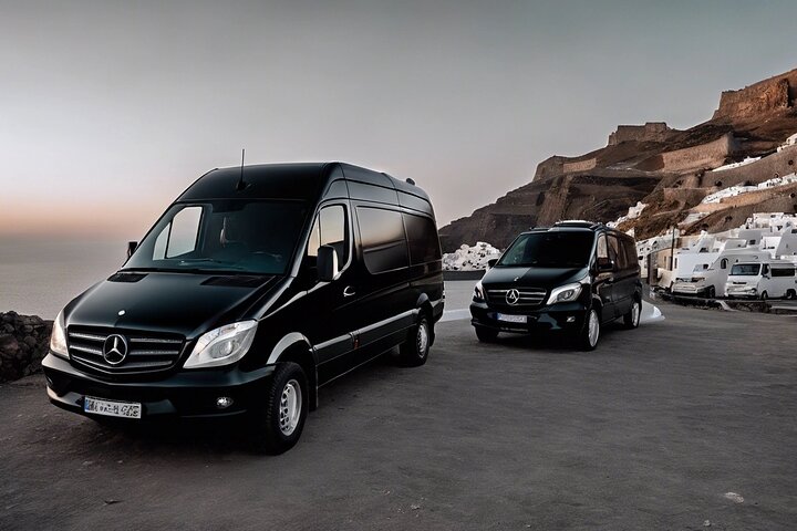 Santorini Private Transfer | Airport, Port & Hotel Pickup (24/7)