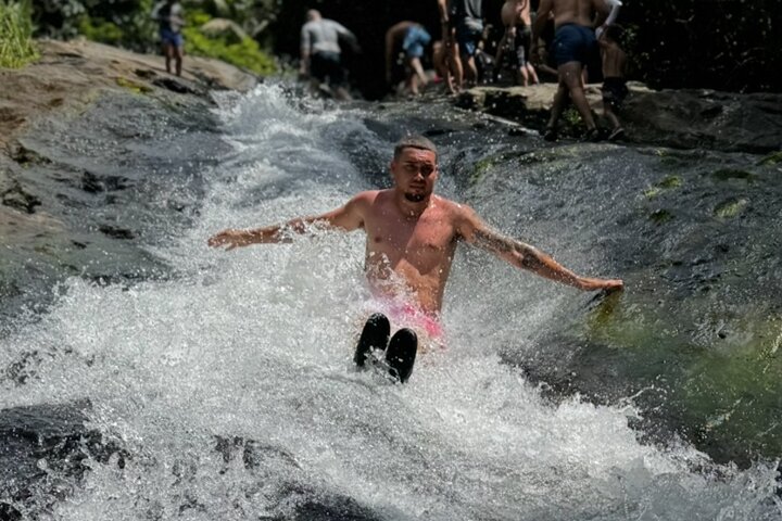 El Yunque Waterslide and Waterfall beach Tour with Food n Photos