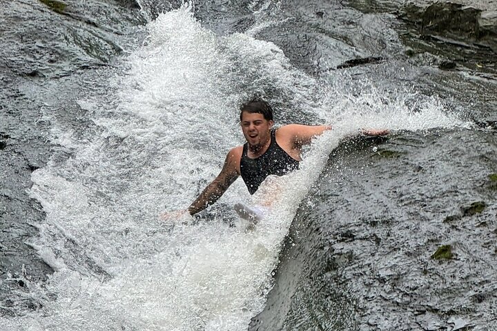 El Yunque Waterslide and Waterfall beach Tour with Food n Photos