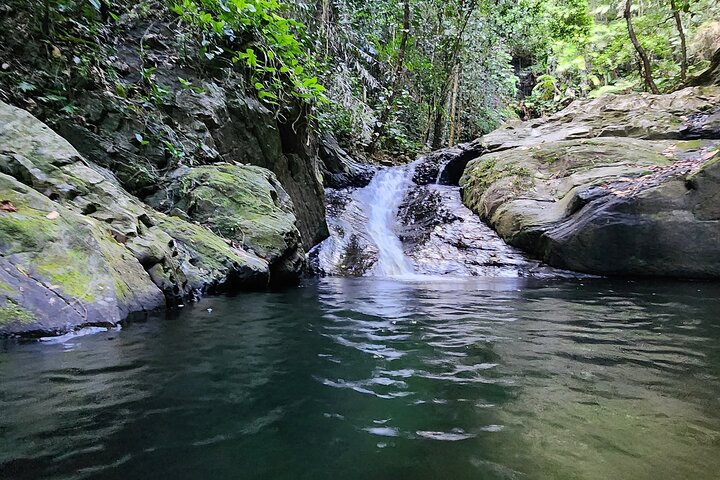 Swim and Unwind at a Scenic Waterfall from Hopkins Village