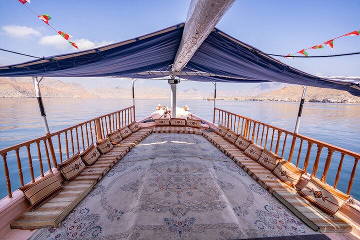 Khasab Dhow Cruise With Dolphin Watching, Swimming & snorkeling