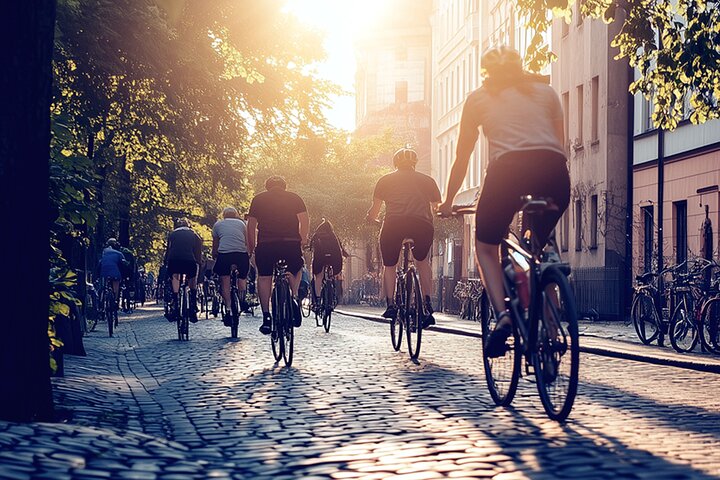 Leipzig exclusive : Guided bike tour for a private group