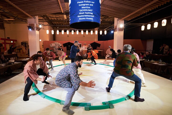 Osaka Sumo Experience: Live Show, Try Sumo & Hot Pot Meal