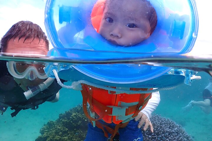 Miyakojima Standard Plan [SUP & Sea Turtle Snorkel] No extra charge｜Full refund guarantee｜Free rental and photos｜1 year old ~ OK｜Empty handed