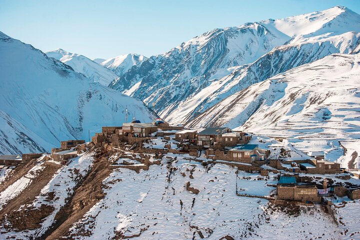 From Baku: Guba & Khinalig & Candy Mountains (Private or Group)