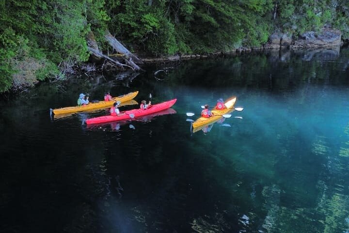 Kayak experience with refreshments.