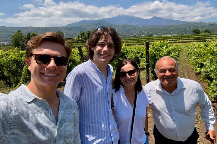 Volcano Etna Tour Wine Tasting Lunch in the Cellar Transfer