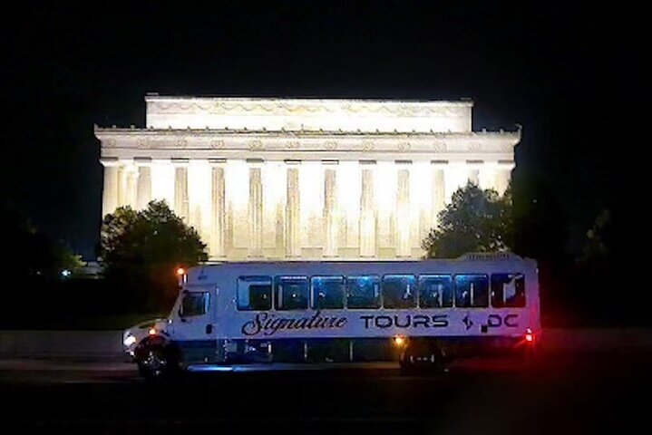 DC Monuments Night Tour with 10+ Stops, National Mall, Tickets