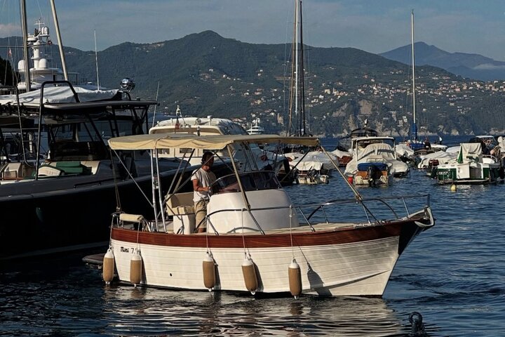 Private Sunset Boat Tour with Aperitif in Portofino Gulf
