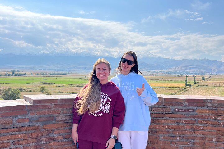All-Inclusive Day Trip: Burana, Canyons & Issyk Kul with Pickup