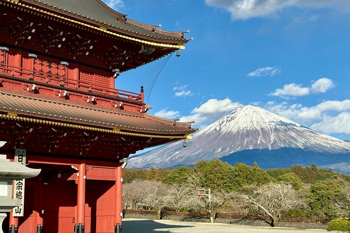 Mt. Fuji Half-Day Private Cultural Tour: Shinkansen Stopover