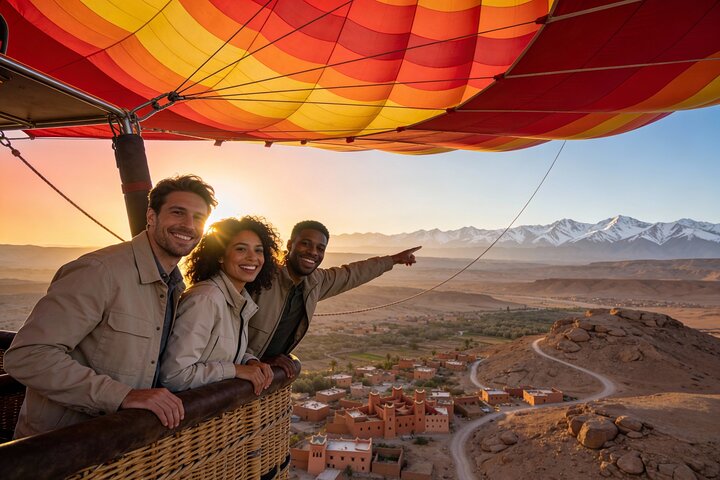 Marrakech Sunrise Hot Air Balloon & Berber Breakfast
