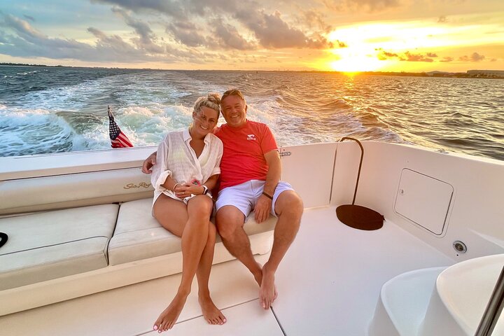 Private 3 Hour Sunset Cruise On A 50' Luxury Yacht With Captain
