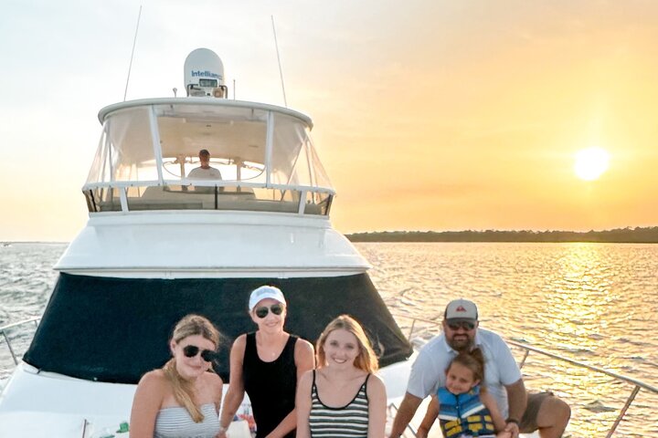 Private 3 Hour Sunset Cruise On A 50' Luxury Yacht With Captain