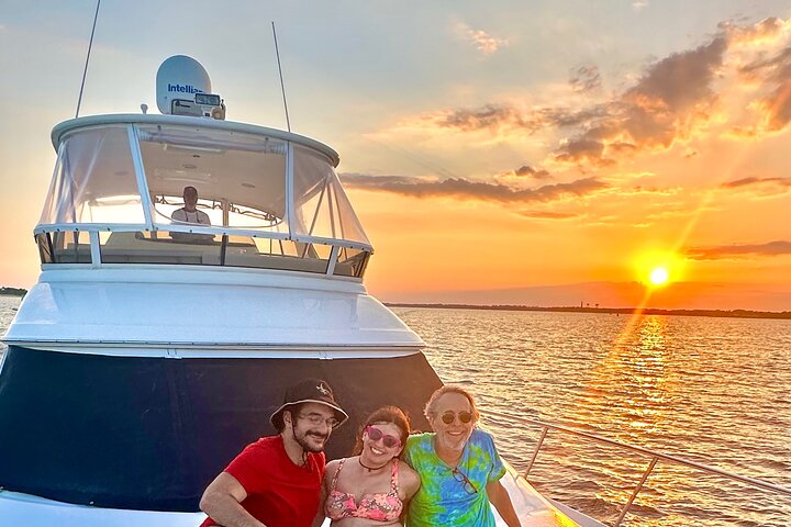 Private 3 Hour Sunset Cruise On A 50' Luxury Yacht With Captain