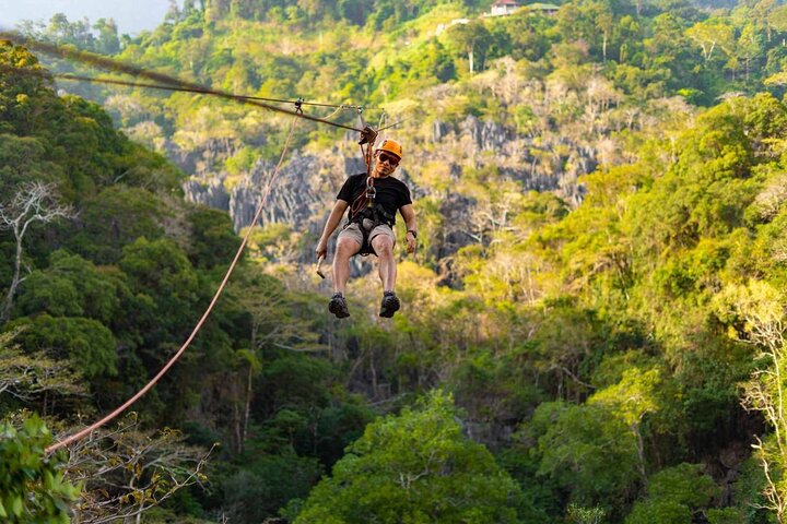 Li Phi Somphamit Waterfalls Ziplining