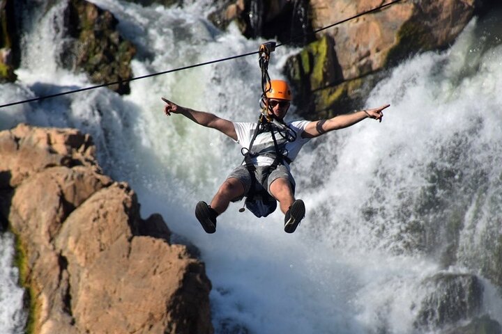Li Phi Somphamit Waterfalls Ziplining