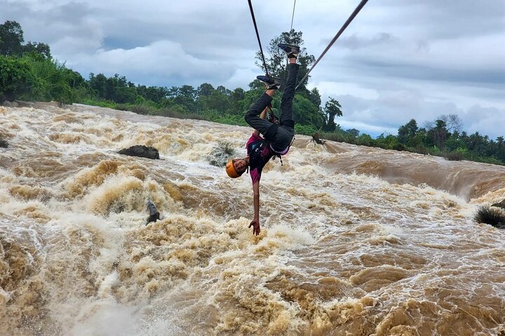 Li Phi Somphamit Waterfalls Ziplining