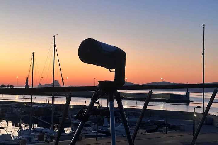 Moon stars and planets in Formentera