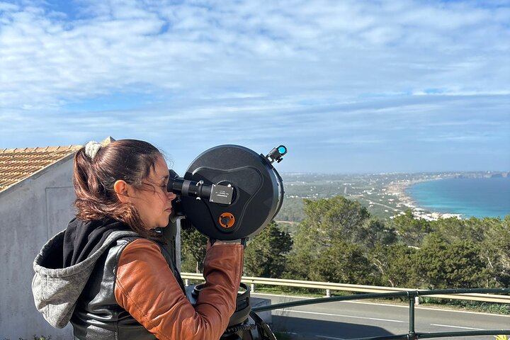 View the sun in Formentera with Professional Telescopes
