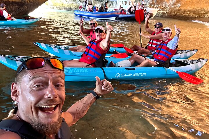 Benagil Kayak Tour: Famous & Hidden Caves – Small Groups