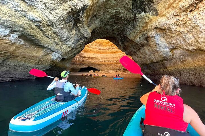 Benagil Kayak Tour: Famous & Hidden Caves – Small Groups