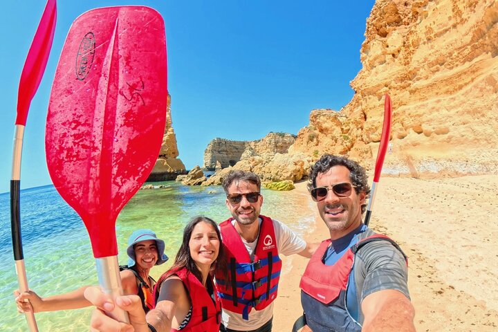 Benagil Kayak Tour: Famous & Hidden Caves – Small Groups