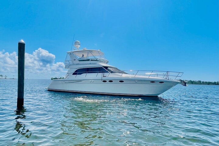Private Luxury Yacht with Beach Stop and Swimming/Paddle Boarding
