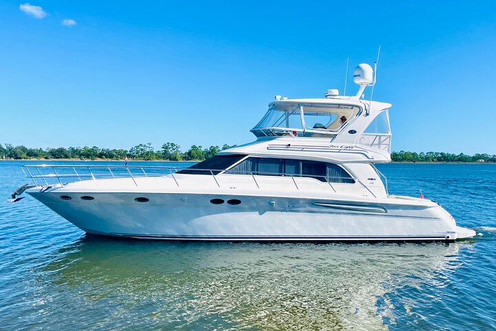 Private Luxury Yacht with Beach Stop and Swimming/Paddle Boarding
