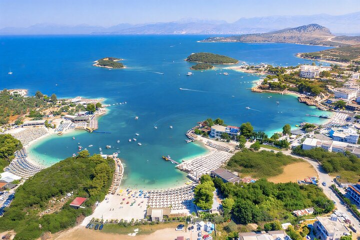 From Tirana/Durres/Golem: Saranda, Ksamil and Blue Eye Day Trip