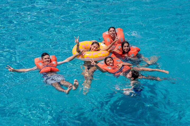 Blue Lagoon cruise: giant slide & Paphos hotel transfers