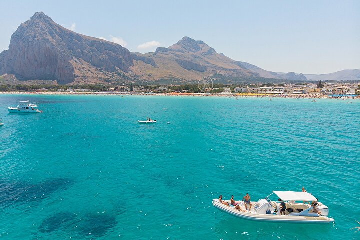 Full Day Boat Tour San Vito Lo Capo to Castellammare del Golfo