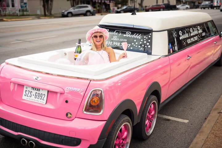 Private Pink Mini Cooper Limo Wine Tour in Fredericksburg