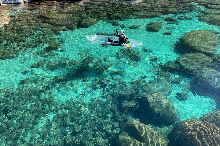 Clear Kayak Tour of Sand Harbor's Crystal Clear Waters
