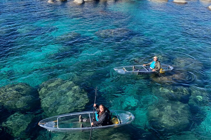 Clear Kayak Tour of Sand Harbor's Crystal Clear Waters