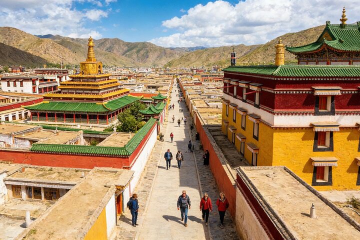 Lanzhou Private Transfer to Labrang Monastery in Xiahe