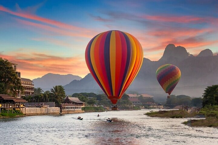 Vang Vieng Scenic Hot Air Balloon Flight